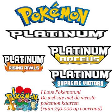 Pokemon Kaarten - Pokemon Platinum + Heartgold Soulsilver beschikbaar voor biedingen