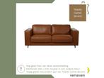 Leren bank Clear - 2,5 zits - Toledo Camel (bruin) - Poten, Ophalen of Verzenden