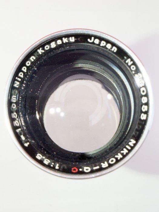 Nikon Nikkor-Q·C 3,5/135mm silver aluminum tube | Prime lens, TV, Hi-fi & Vidéo, Appareils photo analogiques