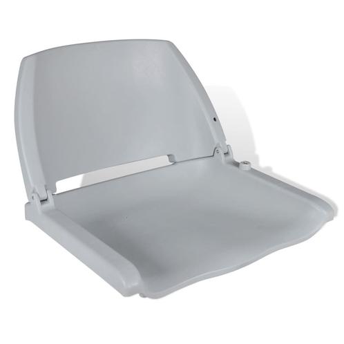 vidaXL Bootstoel zonder kussen inklapbaar 48x51x41 cm grijs, Watersport en Boten, Bootonderdelen, Nieuw, Verzenden
