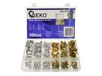 GEKO Assortiment blindklinkmoeren aluminium en staal 300-del, Doe-het-zelf en Bouw, Ophalen of Verzenden, Nieuw