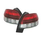 FEUX ARRIÈRE PEUGEOT 206 98-09 LED ROUGE CHROMÉ, Autos : Pièces & Accessoires, Verzenden