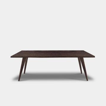 Tafel Boomstam Eikenhout  Hout Onderstel  220x100