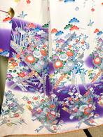 Japanse Furisode Kimono Chirimen Crepe - GEEN VEILING -, Antiek en Kunst