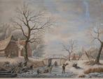 Andries Vermeulen (1763-1814), After - Wintertafereel, Antiek en Kunst