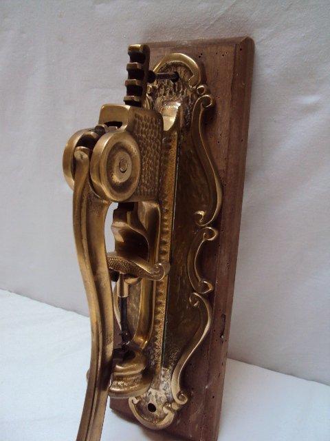 Collection Tire bouchon Mural à crémaillère en bronze doré -, Antiek en Kunst, Antiek | Keukengerei