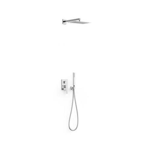 Regendoucheset Inbouw Tres Slim Exclusive Met Wandarm en, Doe-het-zelf en Bouw, Sanitair, Kraan, Nieuw, Chroom, Ophalen of Verzenden