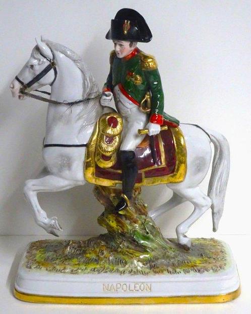 Scheibe-Alsbach - sculptuur, Napoleon te paard - 25 cm -, Antiek en Kunst, Antiek | Glaswerk en Kristal
