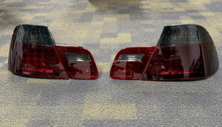 BMW E46 99-01 LED achterlichten rood/wit coupé – DEPO, Auto-onderdelen, Verlichting, Nieuw, BMW, Ophalen of Verzenden