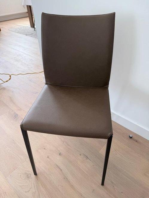 Zanotta - Roberto Barbieri - Chaise (6) - Aluminium, Cuir -, Antiek en Kunst, Antiek | Meubels | Stoelen en Sofa's