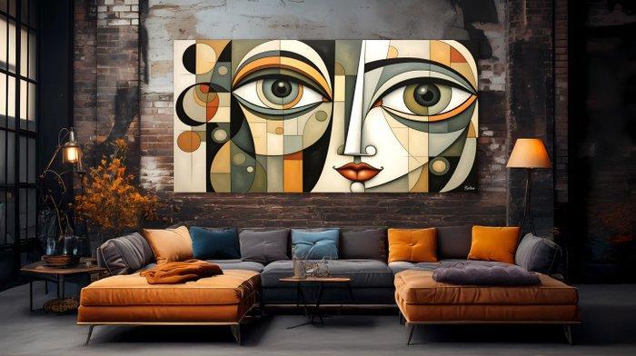 Oskar Rekozi - BigArt · Cubism - XXL - 1/1 Unique Piece, Antiek en Kunst, Kunst | Designobjecten