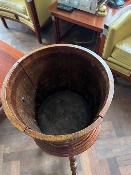 Refroidisseur à vin - Bois, Laiton - Refroidisseur à vin, Antiquités & Art, Antiquités | Autres Antiquités