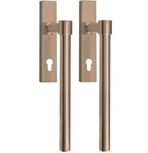 Hef/schuifdeurbeslag PIET BOON PB230PAY PC69 PVD licht brons, Doe-het-zelf en Bouw, Hang- en Sluitwerk, Klink of Kruk, Nieuw, Overige materialen