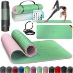 Yogamat - Fitness mat - Sportmat - Yoga mat extra dik - Groe, Verzenden, Nieuw