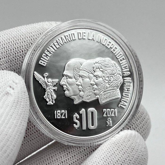 Mexico. 10 Pesos 2021 – Bicentennial of Mexico’s, Postzegels en Munten, Munten | Europa | Niet-Euromunten