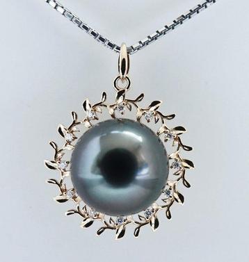 Sans Prix de Réserve - Pendentif - 18 carats Or jaune Perle