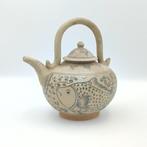 Lanna Koninkrijk Geschilderde keramiek Belangrijke theepot, Antiek en Kunst