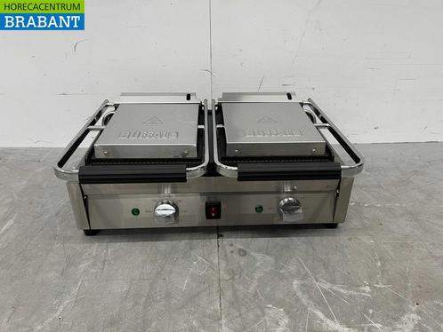 RVS Buffalo Dubbele Contactgrill Paninigrill Grill Glad 230V, Zakelijke goederen, Horeca | Keukenapparatuur, Ophalen of Verzenden
