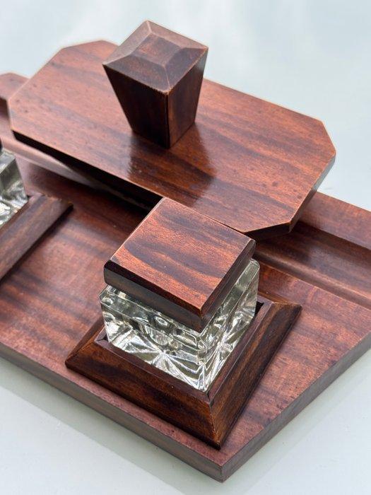 Inktpot - Hout (Palissander), Antiek en Kunst, Kunst | Designobjecten