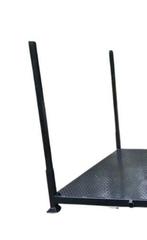 Stapelrek 300x200 cm met traanplaat bodem zwart gebruikt, Doe-het-zelf en Bouw, Ophalen of Verzenden, Nieuw