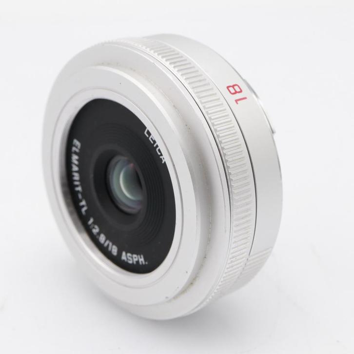 Leica Elmarit-TL 18mm F/2.8 ASPH argent | Occasion, Audio, Tv en Foto, Foto | Lenzen en Objectieven, Ophalen of Verzenden