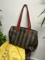Fendi - Elegante borsa vintage Fendi pecan - tela e pelle -, Handtassen en Accessoires, Tassen | Damestassen, Nieuw