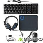 Gaming Combo Kit | 5-in-1 | Toetsenbord, Koptelefoon, Muis, Computers en Software, Verzenden, Nieuw