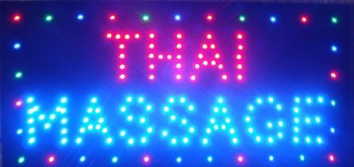 Thaise Massage LED bord lamp verlichting lichtbak reclamebor, Huis en Inrichting, Lampen | Overige, Nieuw, Verzenden
