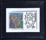 Robert Combas (1957) - Homme fleur, Antiek en Kunst