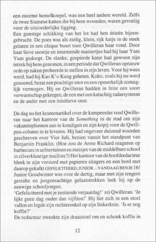 De kat die sterretjes zag / Jim Qwilleran 9789044927641, Boeken, Romans, Gelezen, Verzenden