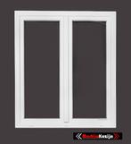 PVC raam zonder middenstijl B180xH215 antraciet RAL7016, Doe-het-zelf en Bouw, Glas en Ramen, Nieuw, Dubbelglas, Ophalen of Verzenden