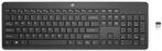 HP 230 - Draadloos Toetsenbord - Zwart, Computers en Software, Nieuw, Verzenden
