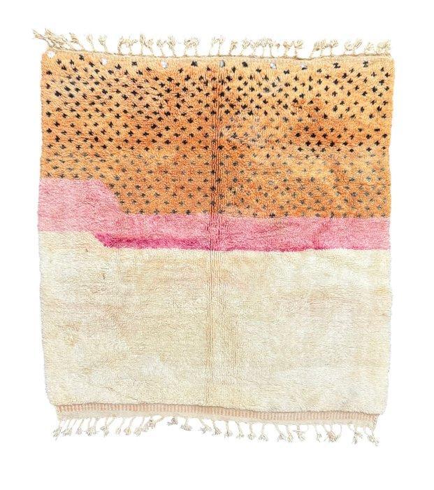 Kleurrijk Marokkaans Mrirt wollen tapijt, handgeweven, Huis en Inrichting, Stoffering | Tapijten en Vloerkleden