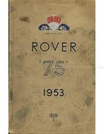 1953 ROVER 75 INSTRUCTIEBOEKJE, Auto diversen, Handleidingen en Instructieboekjes, Ophalen of Verzenden