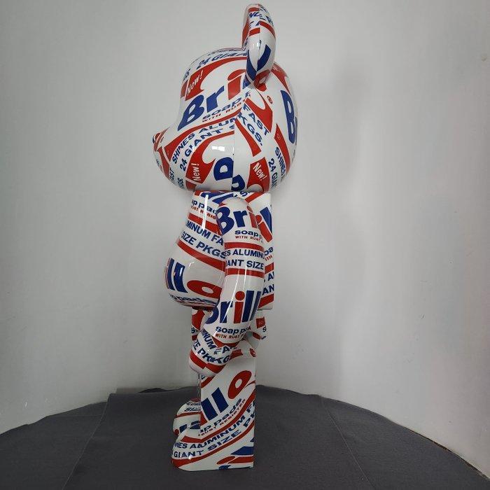 Medicom Toy · Bearbrick Andy Warhol Brillo 1000 % - Brillo, Antiek en Kunst, Kunst | Designobjecten
