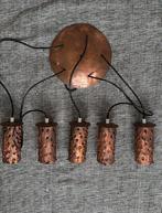 Plafondlamp - Koper - Brutalist Koper Hanglamp, Antiek en Kunst