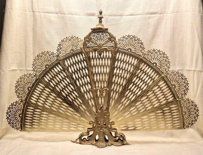 Parascintille a coda di Pavone - Schermo per camino, Antiek en Kunst, Antiek | Overige Antiek