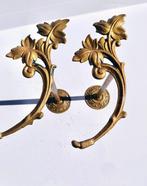 Kapstok (2) - Gordijnhaken - Brons - Bronzen Tiebacks, Antiek en Kunst