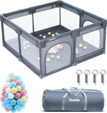 Teddle Grondbox - Baby Speelbox met 50x Speelballen - Kin... beschikbaar voor biedingen