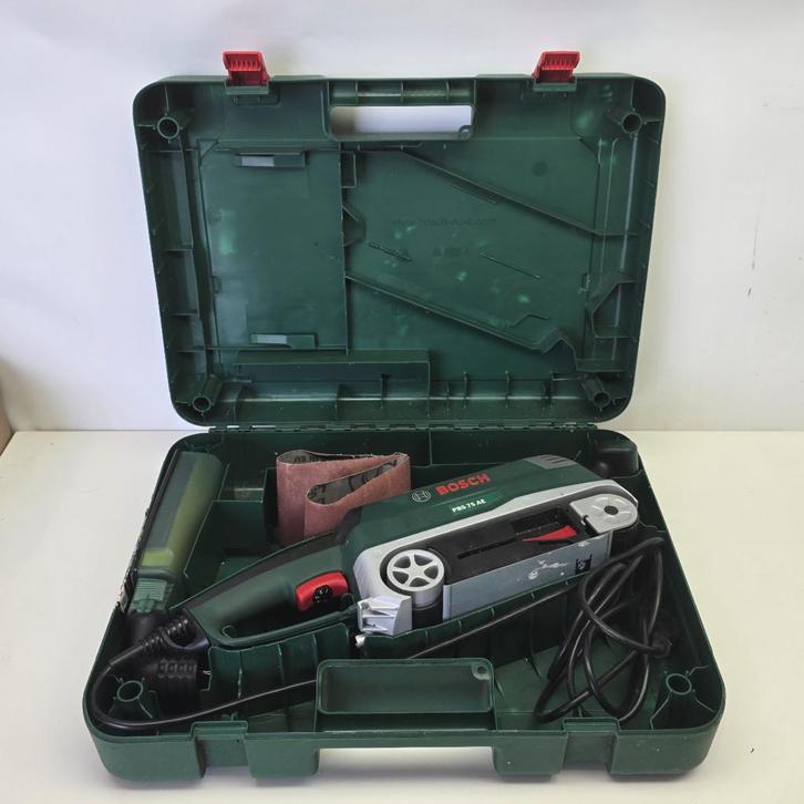 Bosch PBS 75 AE Bandschuurmachine 750W | Nette Staat, Doe-het-zelf en Bouw, Gereedschap | Schuurmachines, Nieuw, Ophalen of Verzenden