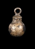 Oude Egypte, Nieuwe rijk Zilver Tränenvormige hanger (Zonder, Antiek en Kunst