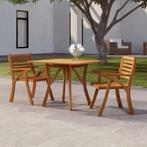 vidaXL Tuintafel 85x85x75 cm massief acaciahout, Tuin en Terras, Verzenden, Nieuw
