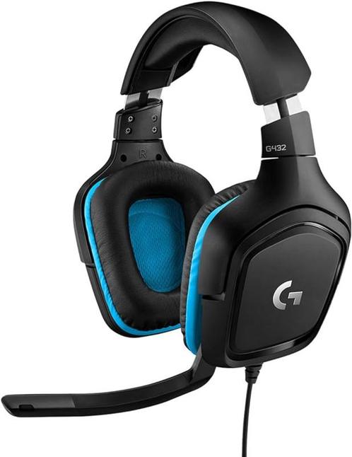 Logitech G432 7.1 Surround Sound Wired Gaming Headset, Games en Spelcomputers, Spelcomputers | Sony PlayStation 4, Zo goed als nieuw
