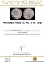 Romeinse Rijk. Postumus (260-269 n.Chr.). Silvered, Postzegels en Munten