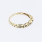 Ring - 18 karaat Geel goud - 0.07ct. tw. Diamant, Nieuw