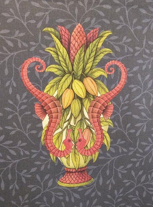 Limited edition! XXL TESSUTO Vazen Paradijs met, Antiek en Kunst, Antiek | Tapijten, Tafelkleden en Textiel