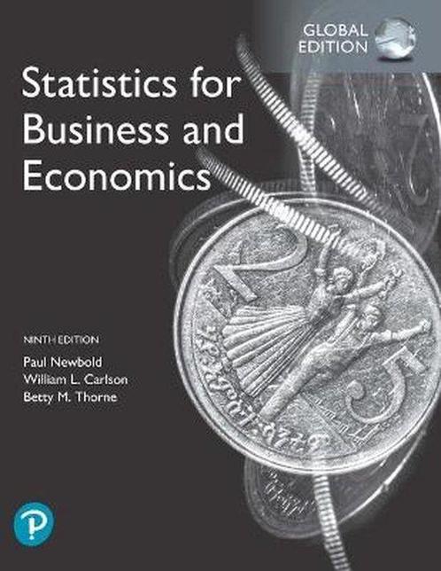 Statistics for Business and Economics, Global Edition, Boeken, Overige Boeken, Gelezen, Verzenden