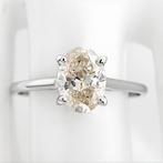 Verlovingsring - 14 karaat Witgoud - 1.01ct. tw. Diamant