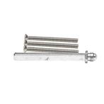 AXA verleng set deurdikte 63-70 mm rvs