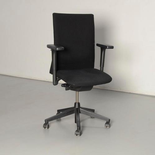 Haworth D5585 bureaustoel, zwart, 3D armlegger, Maison & Meubles, Chaises de bureau, Enlèvement ou Envoi